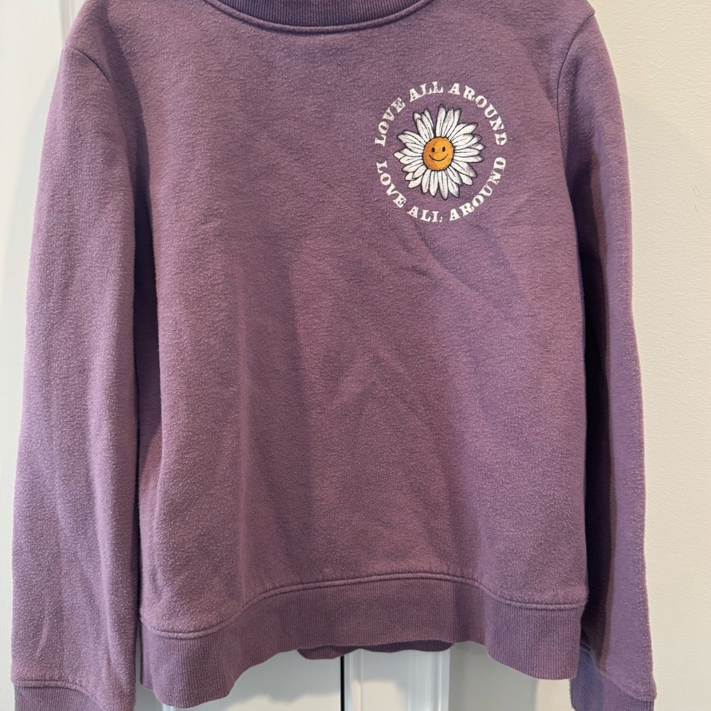 Jumping Beans Purple Sweatshirt Girls size 7
